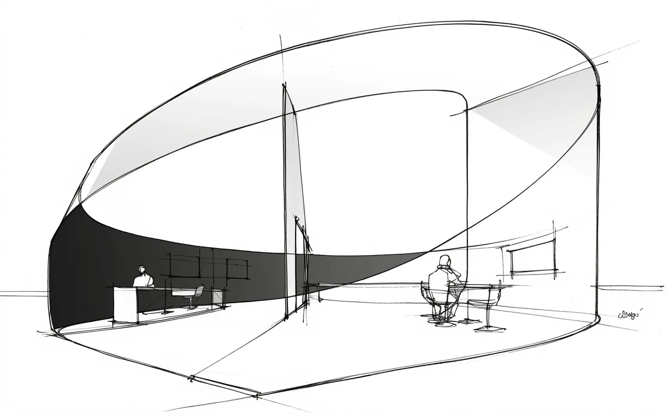 Exhibition sketches gallery image 5